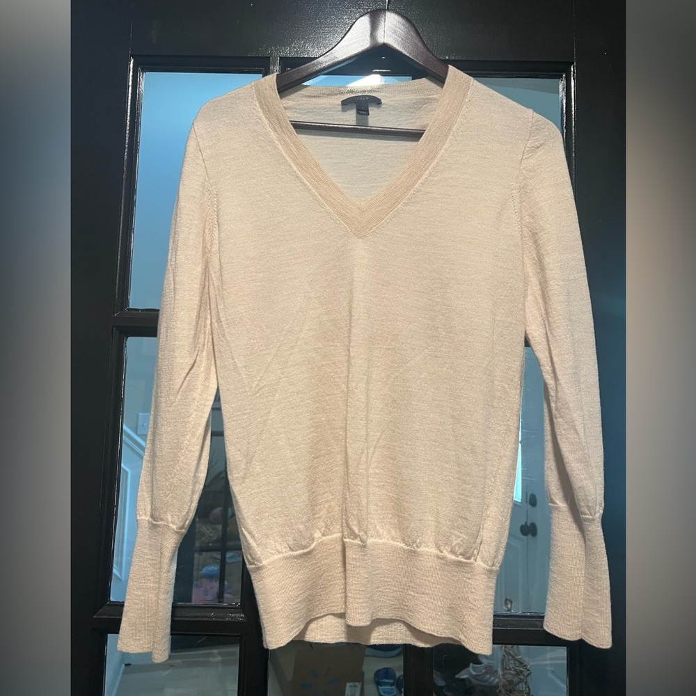 J. Crew Beige Sweater, Size L
